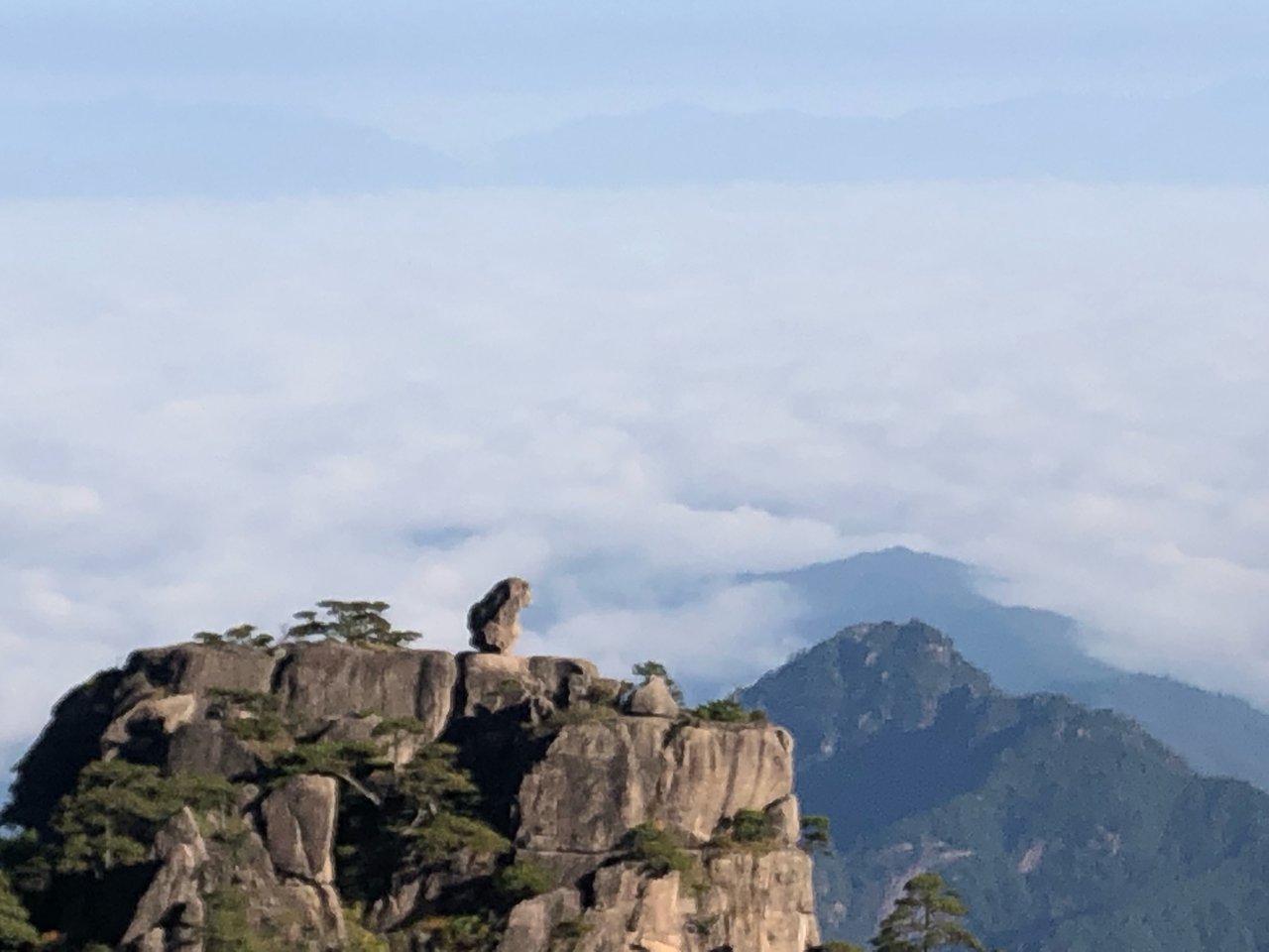 猴子观海 · 黄山怪石的代表