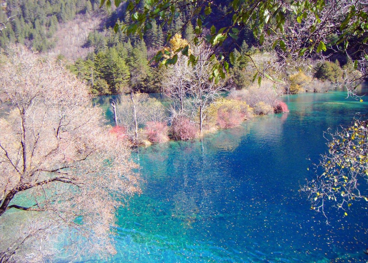 火花海 · 斜阳下碎光如火花